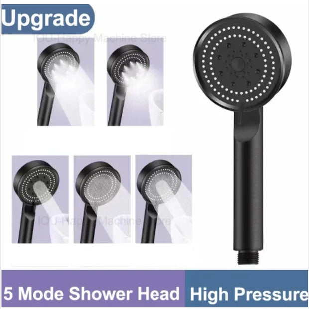 5 Modes Shower Head High Pressure Showerhead Portable Filter Rainfall Faucet Tap Bathroom Bath Home Innovative Accessories