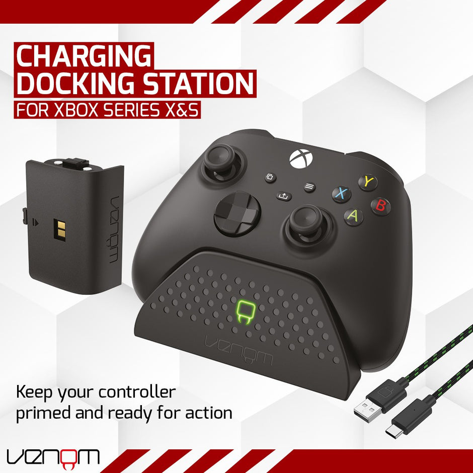 Xbox Charging Dock with Rechargeable Battery Pack for Series X Series S Xbox One