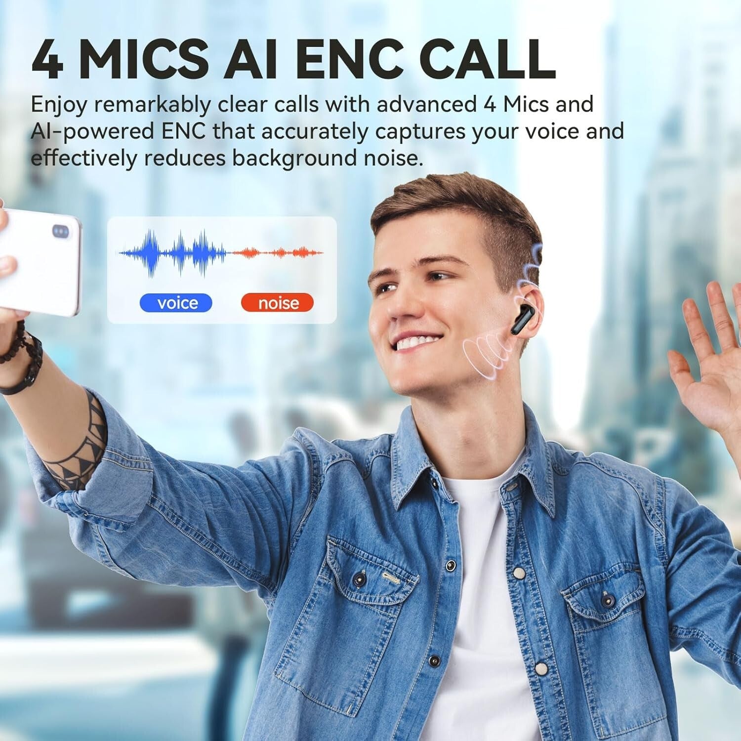 Earfun Air Life Wireless Earbuds, Deep Bass Earphones with 12Mm Drivers