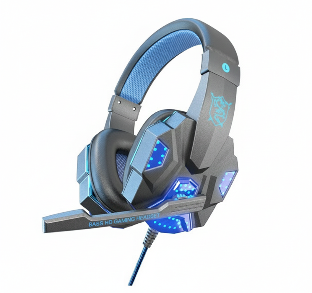 Led Light Wired Gamer Headset